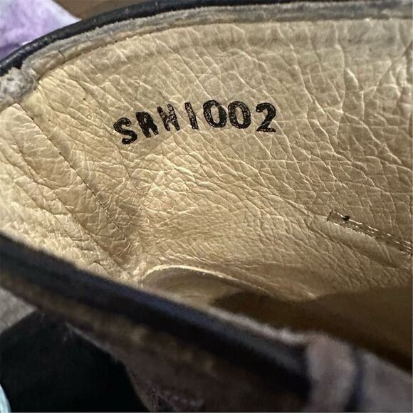 Sterling River women’s embroidered distressed leather western ankle boots size 7 - Picture 10 of 13